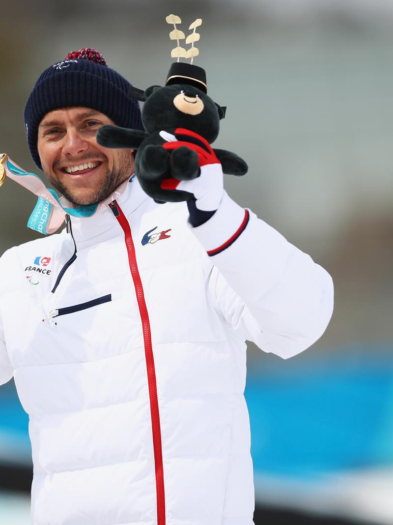 male Para Nordic skier Benjamin Daviet
