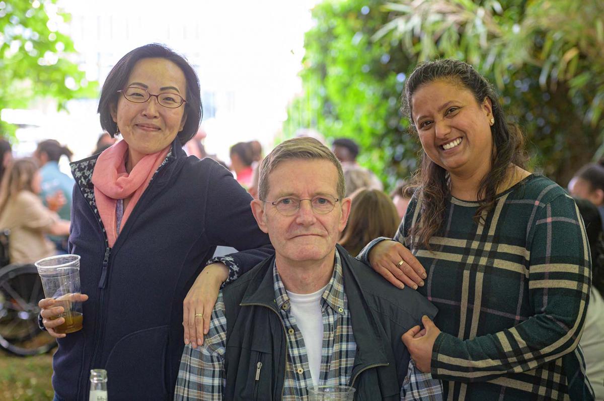 IPC Finance Team members during summer bbq