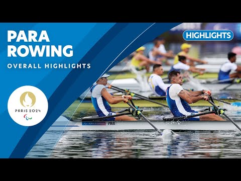 Para Rowing Highlights | Paris 2024 Paralympic Games ❤️💙💚